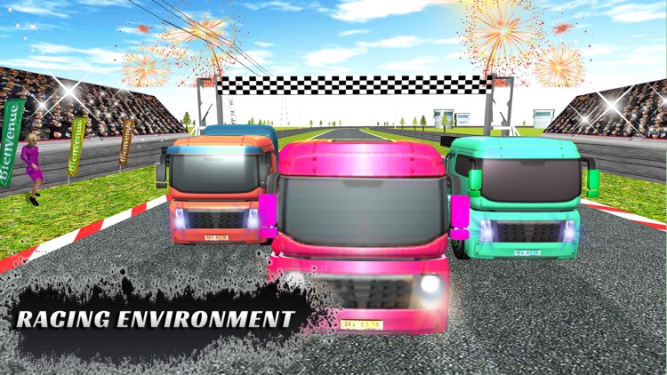 Real Truck Racing Games 3D screenshot-3