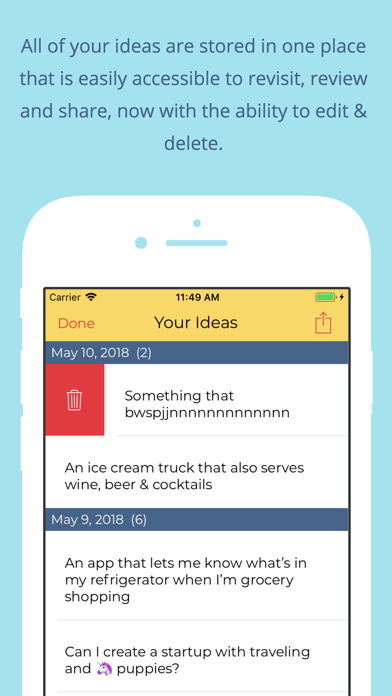 IdeaPad: Practice Creativity iPhone screenshot 5 - Productivity app
