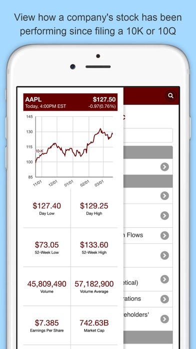 Last10K: Company SEC Filings Screenshot