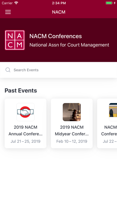 How to cancel & delete NACM Conferences from iphone & ipad 2