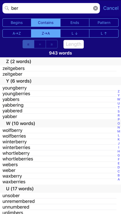 Lexica Word Finder for ENABLE screenshot 3