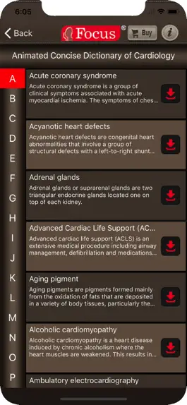 Game screenshot Cardiology Dictionary apk