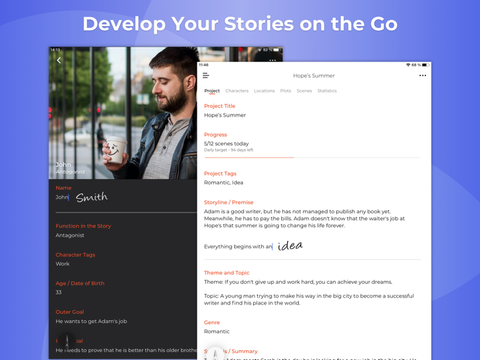 Story Planner for Writers