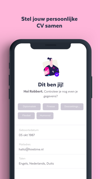 Hiretime Screenshot