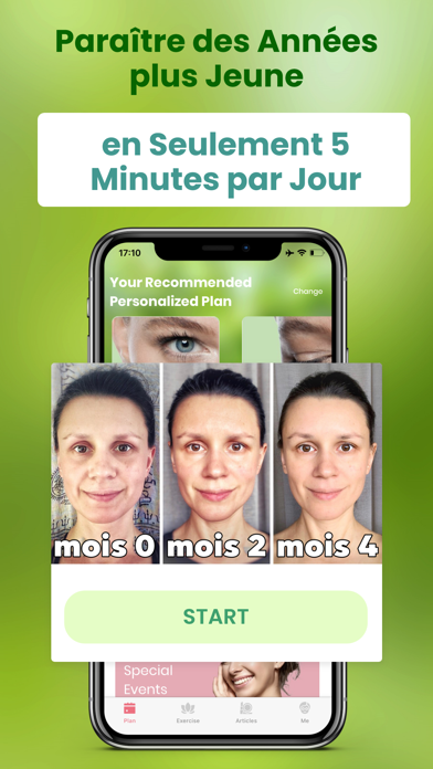 Screenshot #1 pour Face Coach: Face Yoga Exercise