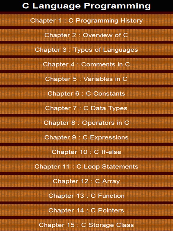 Learn C Programming iPad screenshot 1 - Education app