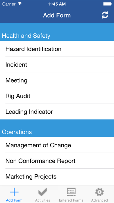 ITRAK 365 Mobile Safety App Screenshot