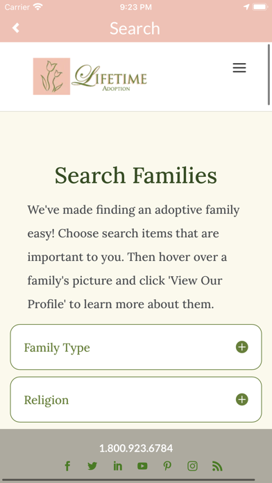 Open Adoption Screenshot