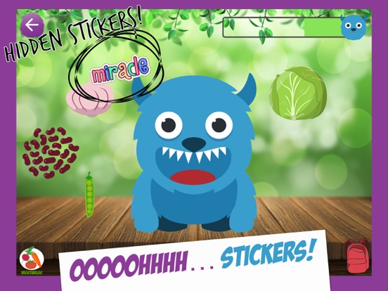Hungry Monster Learning Game iPad screenshot 3 - Education app