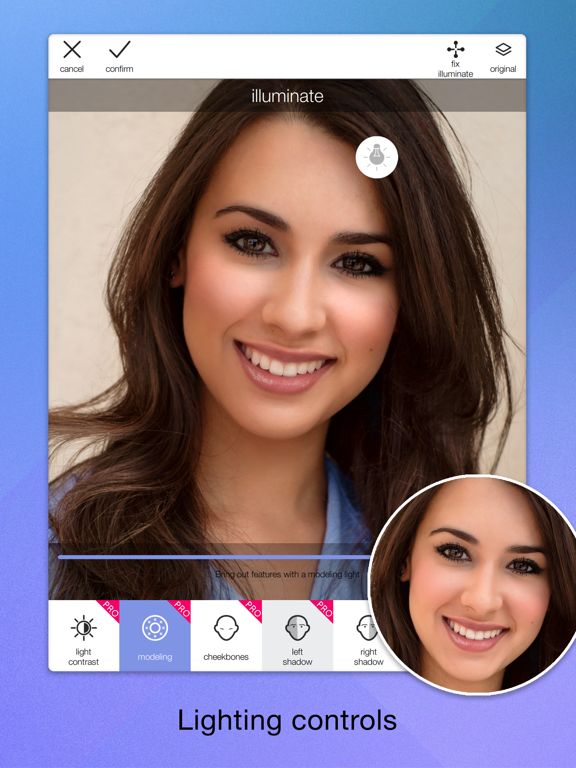 Mira: Selfie Editor iPad screenshot 4 - Photo & Video app