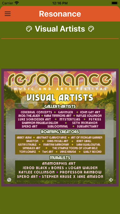Resonance Music Festival Screenshot