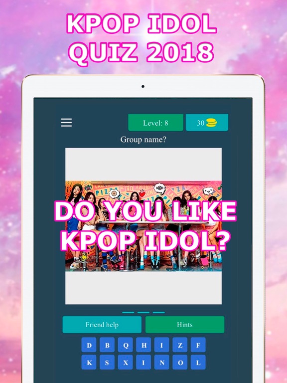 Kpop Idol Quiz 2018 iPad screenshot 2 - Games app
