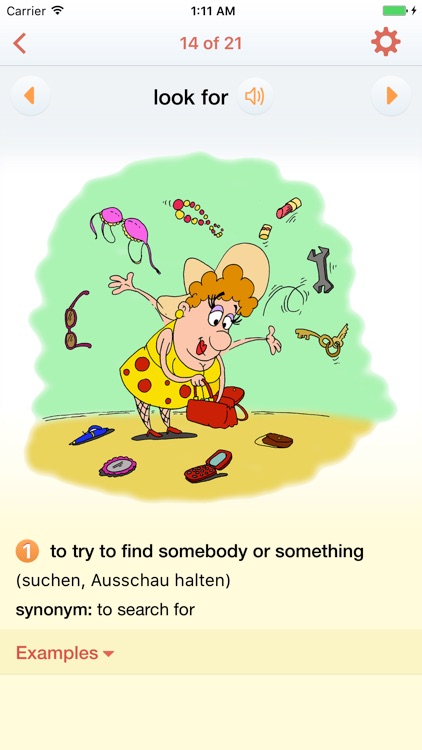 Englischen Phrasal Verbs