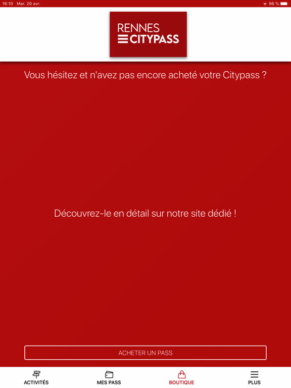 Screenshot #6 pour Rennes Citypass