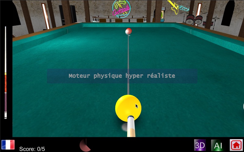 Screenshot #1 pour Billard Français Carambole
