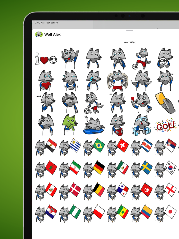 Screenshot #5 pour Wolf Alex - stickers 2025
