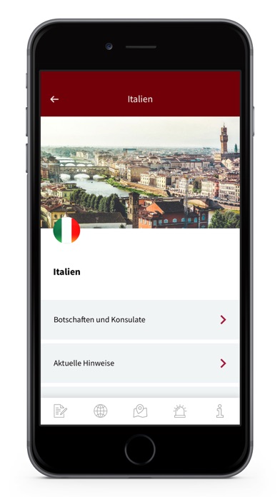 Auslandsservice Screenshot