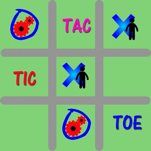 Tic-Tac-Toe against machine icon