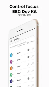 focus me - EEG, tDCS, V3 screenshot #1 for iPhone