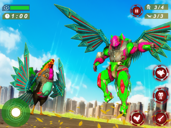 Screenshot #5 pour Poule Robot Transformer héros