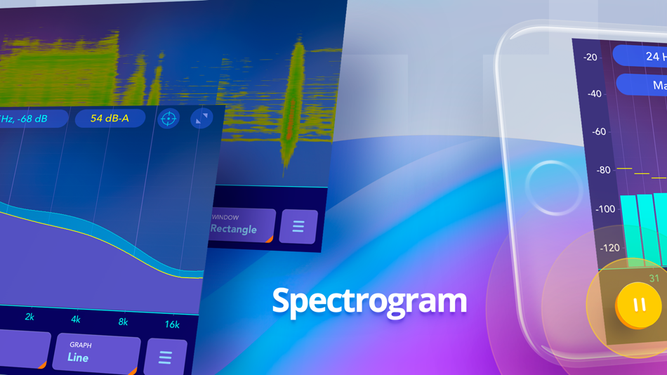 #4. Audio spectrum analyzer EQ Rta (iOS) 由: Marina Polyanskaya