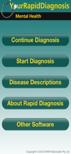 Rapid Diagnosis-Mental Health screenshot #1 for iPhone