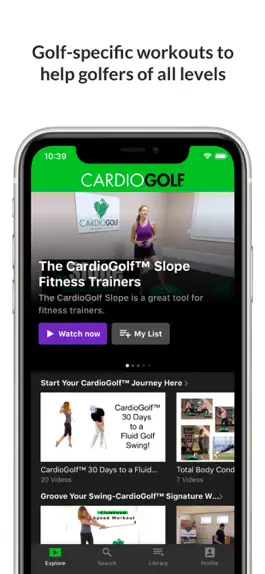 Game screenshot CardioGolf apk