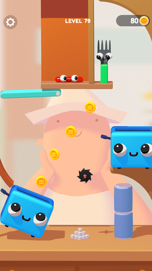 #6. Fork N Sausage (iOS) By: SayGames LTD