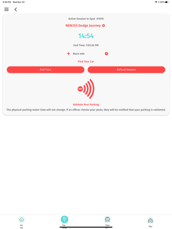 Screenshot #5 pour HotSpot Parking Transit Taxis