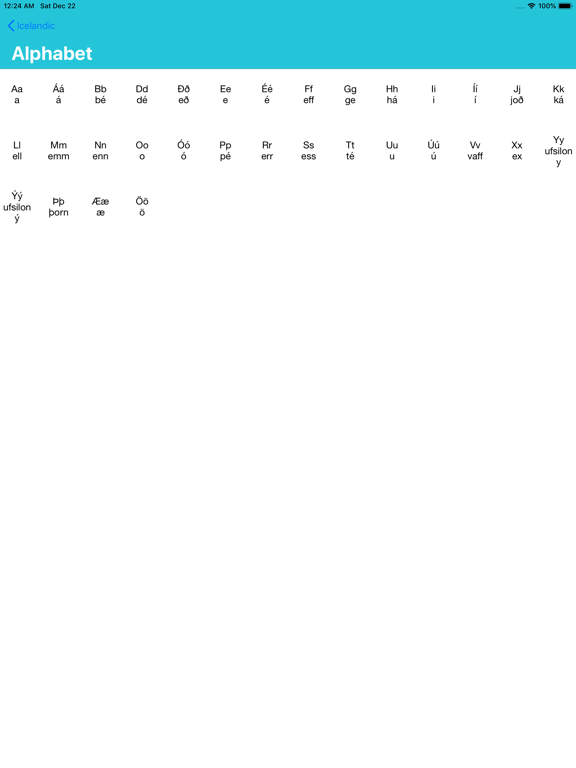 MTL Learn Icelandic iPad screenshot 3 - Education app
