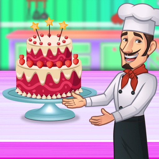 Strawberry Cake Maker Chef icon