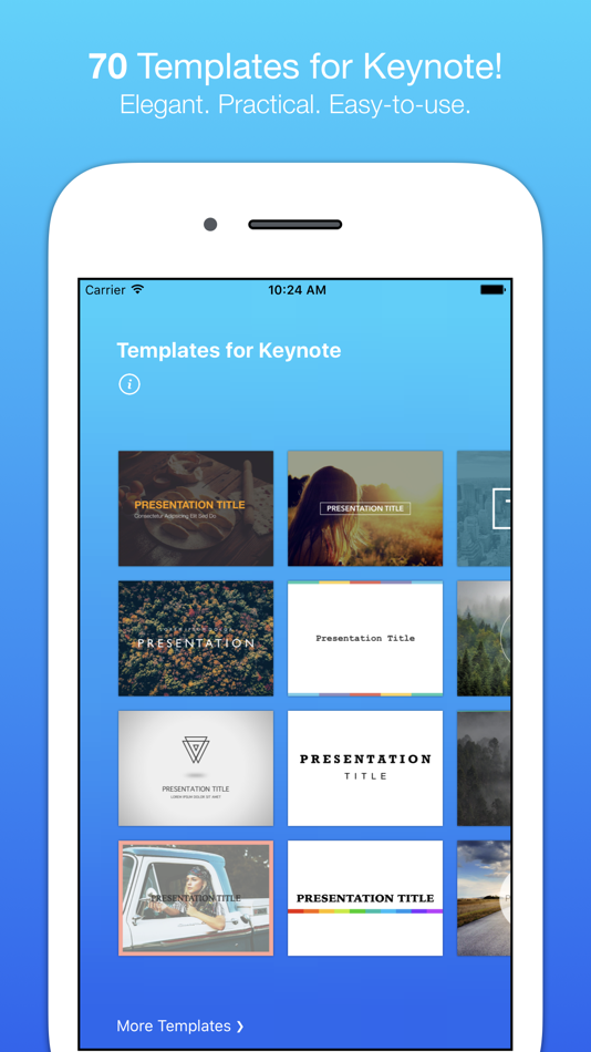 Templates for Keynote (Nobody) - 1.3.1 - (iOS)