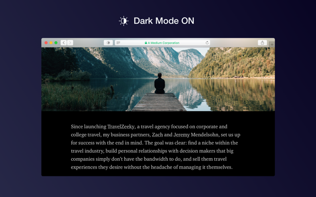 ‎Dark Mode for Safari Screenshot