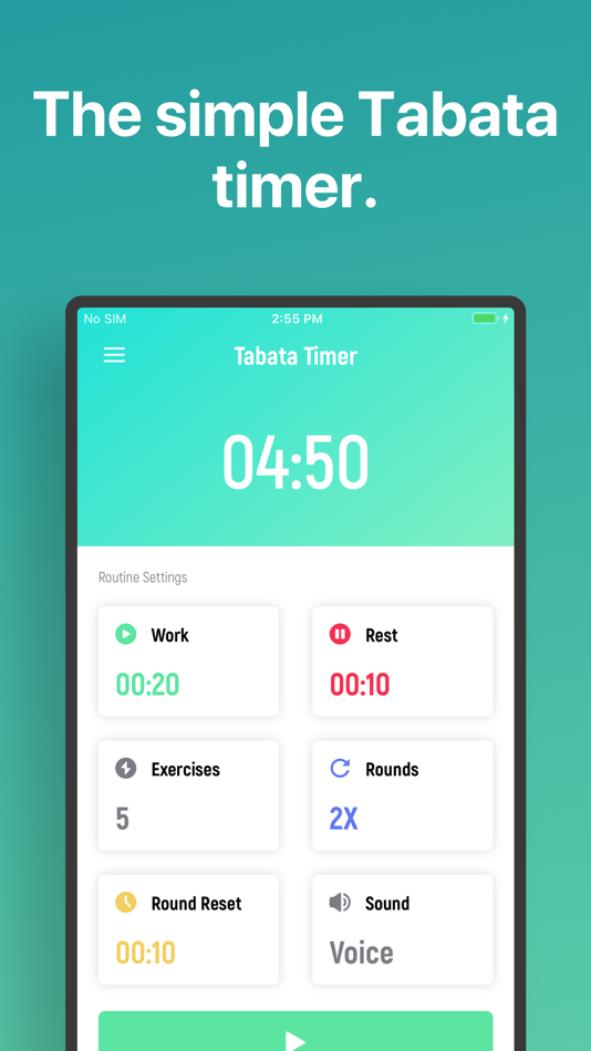 Tabata Timer □ - 3.7.4 - (iOS)