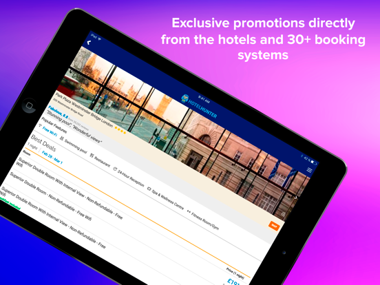 Hotelhunter - hotels nearby iPad screenshot 4 - Travel app