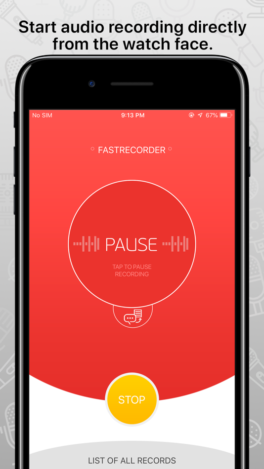 #7. FastRecorder audio recording (iOS) 由: Artem Iakovliev