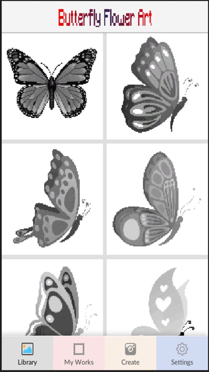 Butterfly & Flower Pixel Color screenshot-3