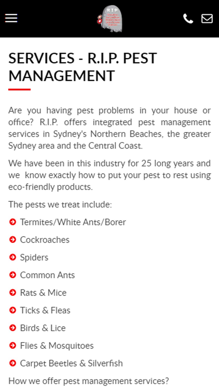 RIP Pest Management