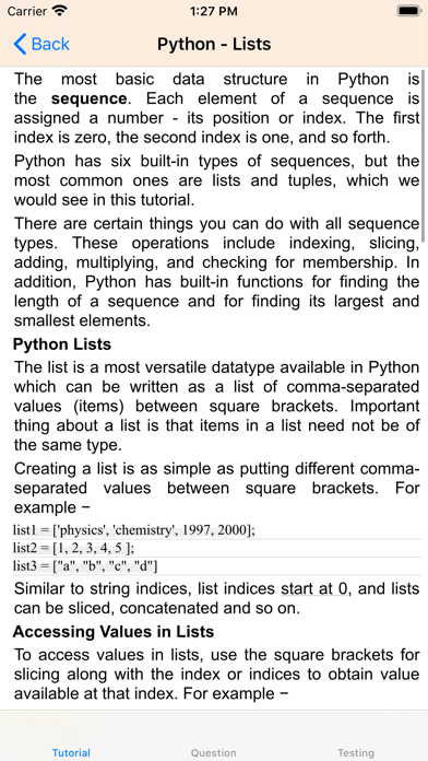 Screenshot #2 pour Tutorial for Python