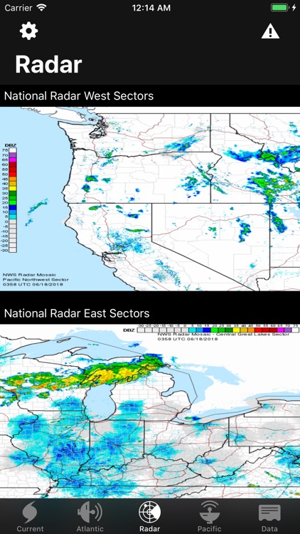 NOAA Hurricane Center screenshot-3