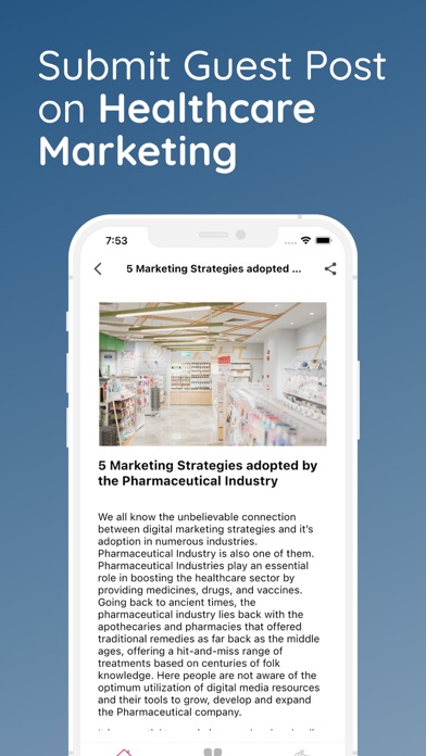 Healthcare Marketing Tips Screenshot