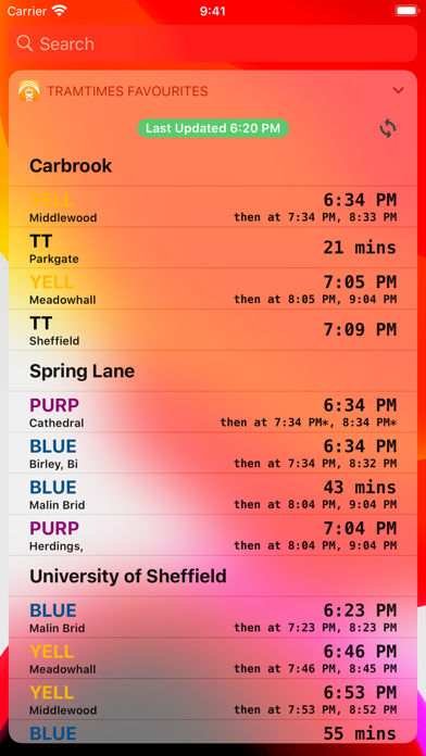 Sheffield Tram Timesのおすすめ画像6