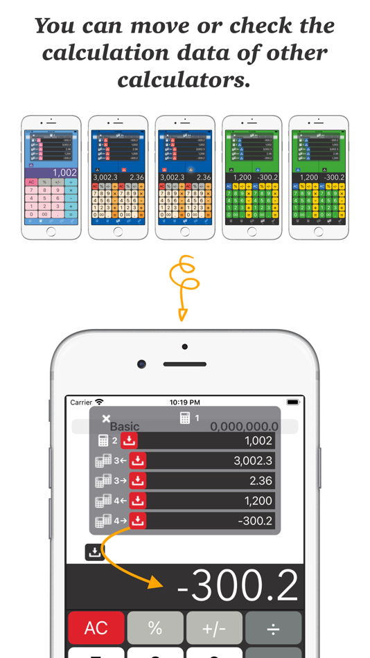 #2. Calculator L + Twin Plus App # (iOS) Podle: Satomi Uchida