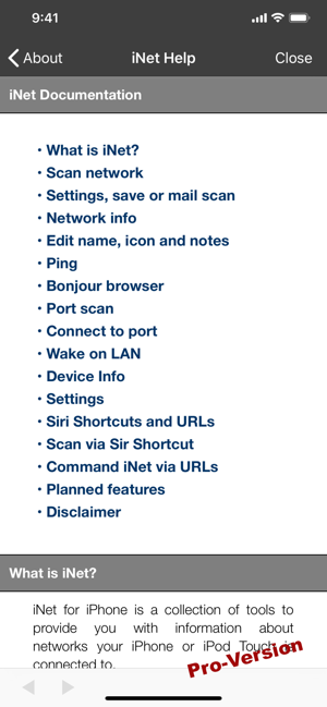 ‎iNet - Network Scanner Screenshot