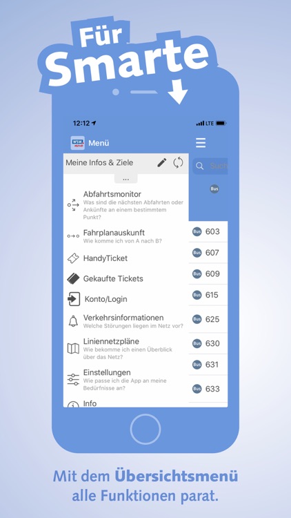 WSW move - Fahrplan