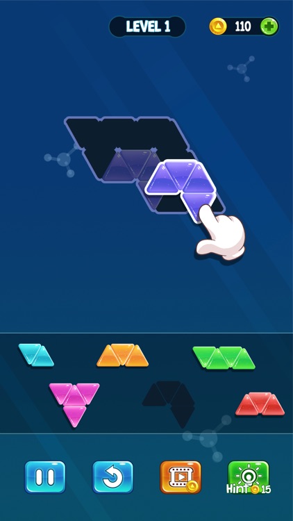 Triangle Tangram Puzzle Legend