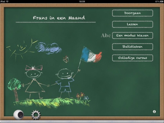 Frans  in een Maand HD.NG iPad app afbeelding 1