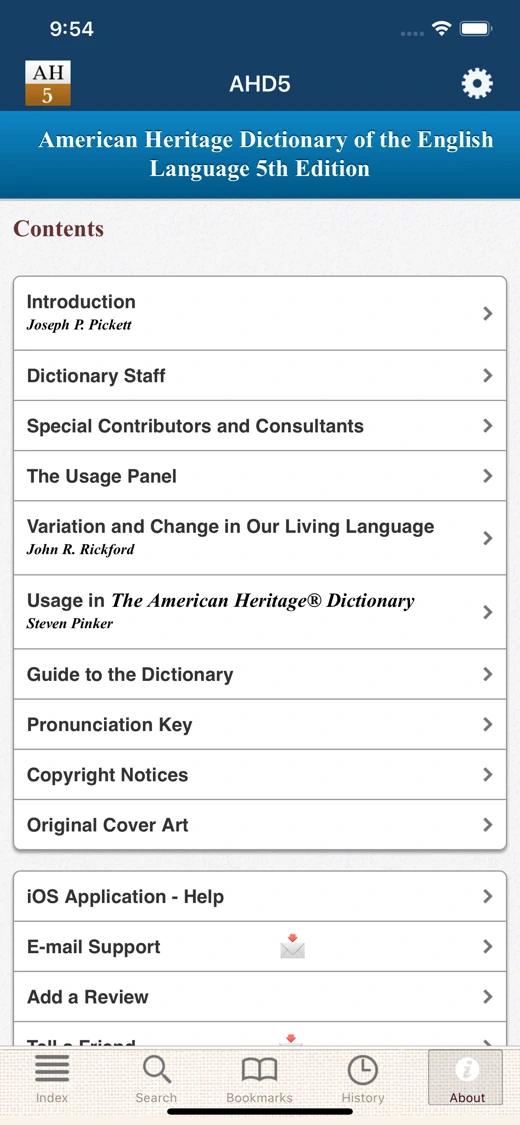 American Heritage Dictionary 5 screenshot 7
