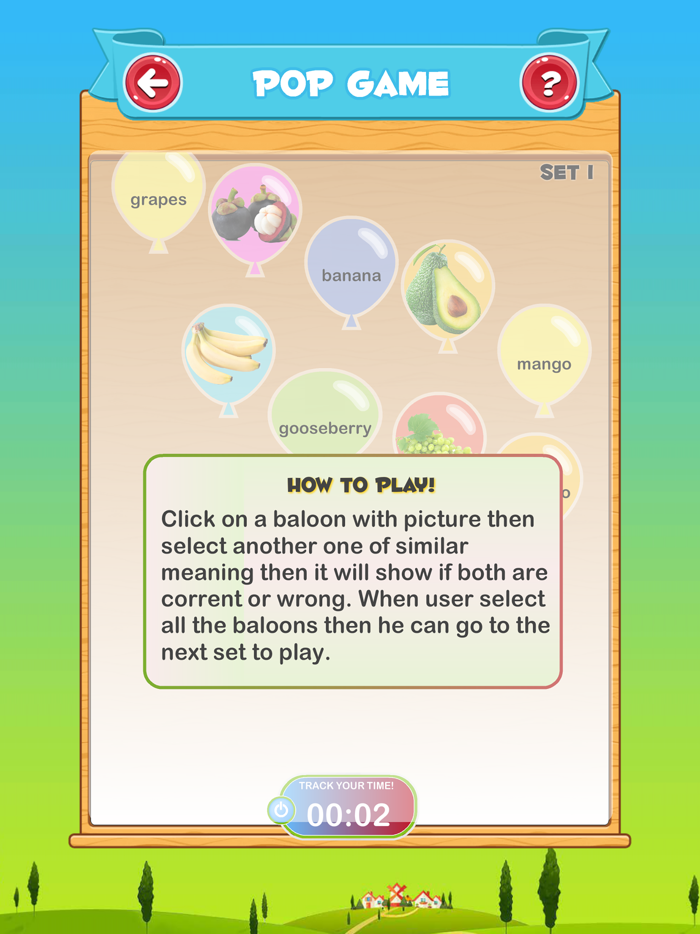 Learn Vegetables and Fruits