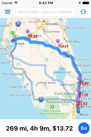 Toll Calculator GPS Navigationのおすすめ画像2